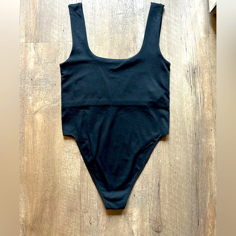 ✨ A New Day- White Tank Top Bodysuit- size Medium ✨